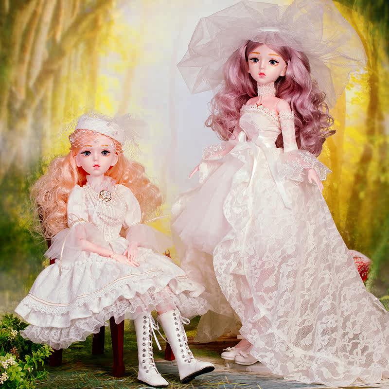 Fairy princess doll 60 cm large luxury simulation dress up doll 2021 new doll girl toys