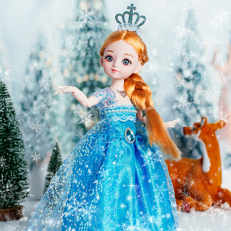 (Fan Benefits) Fairy Princess Doll New Product Welfare Frozen Princess Elsa Dressup Doll