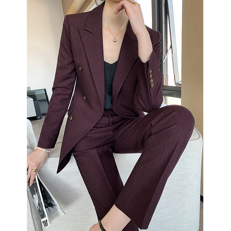 High-grade fried street suit suit suit female English style spring and autumn fried street fashion professional temperament small man suit jacket