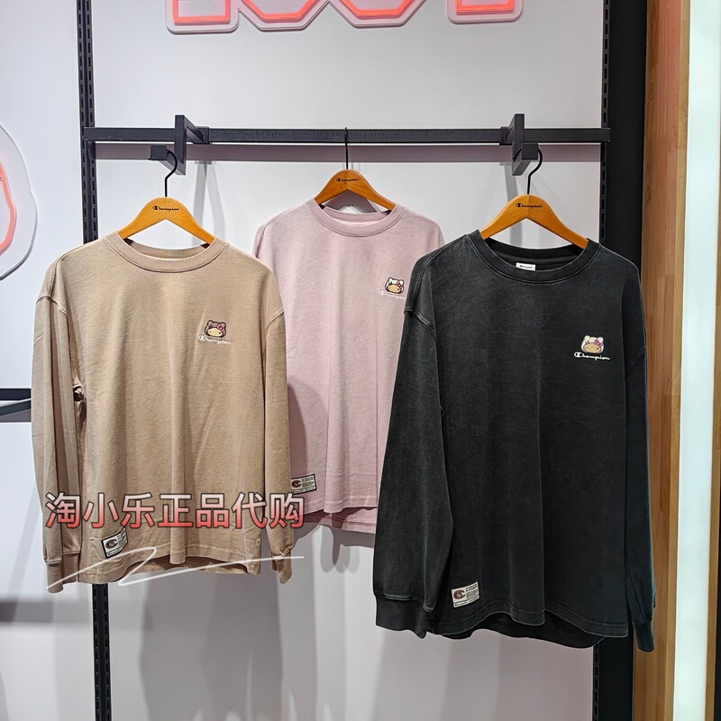 Champion X Hello Kitty Co-Branded 2026 Winter Long-Sleeved T-Shirt for Men and Women U6Dltsu127