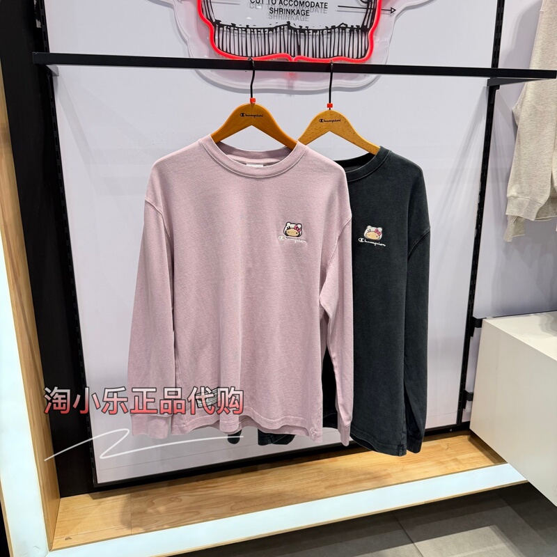 Champion X Hello Kitty Championship Collaboration 2026 Winter Long-Sleeved T-Shirt for Men and Women U6Dltsu127 Champion X Hello Kitty Championship Collaboration 2026 Winter Long-Sleeved T-Shirt for Men and Women U6Dltsu127