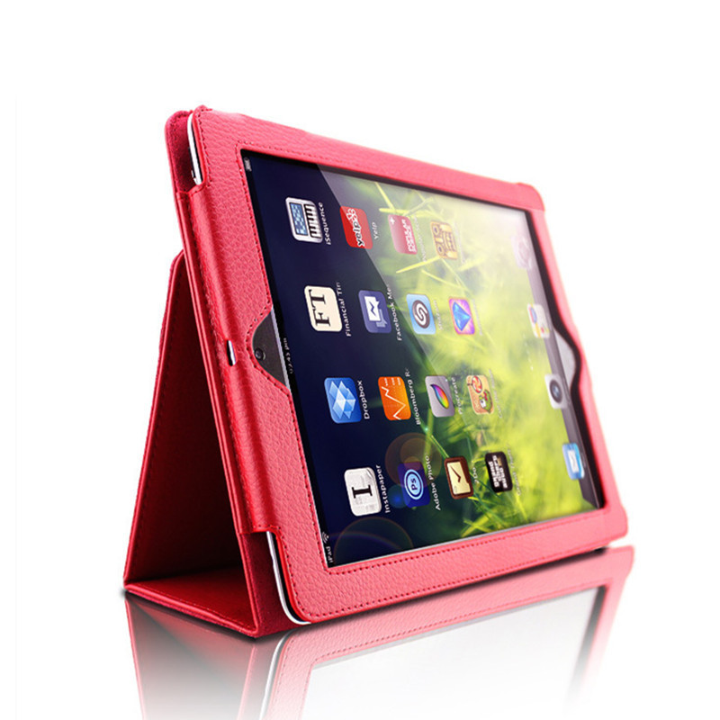 Suitable for Apple Tablet Protective Case iPad Protective Cover 2017/2018 Models Mini1/2/3 80% off Lychee Pattern Case Pro Stand Air611 Inch 10.2inch 12.9inch Flip Cover