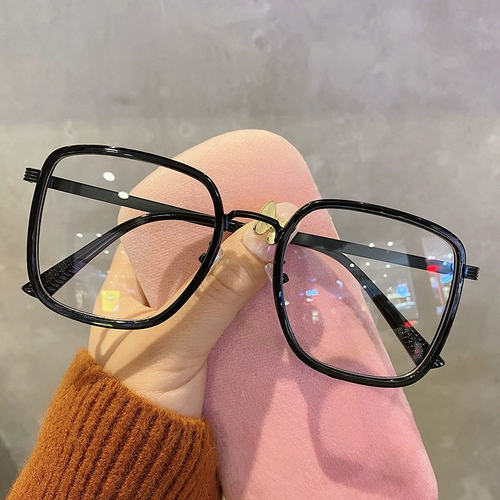 Рама капин Кофи в Южной Корее с близкими очками женская простая коробка, лицо, маленький анти -легочный светлый человек