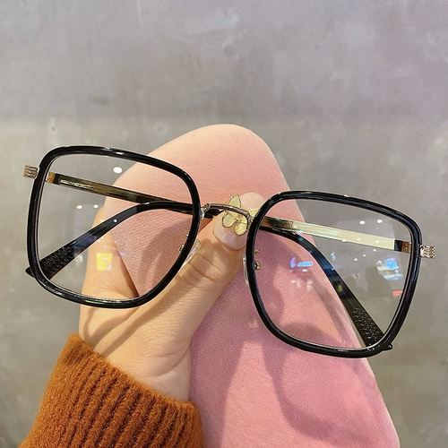 Рама капин Кофи в Южной Корее с близкими очками женская простая коробка, лицо, маленький анти -легочный светлый человек