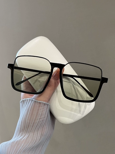 Ретро солнцезащитные очки, квадратные румяна, Южная Корея, по фигуре