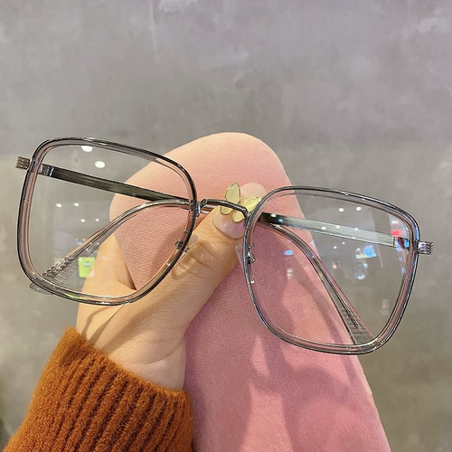 Рама капин Кофи в Южной Корее с близкими очками женская простая коробка, лицо, маленький анти -легочный светлый человек