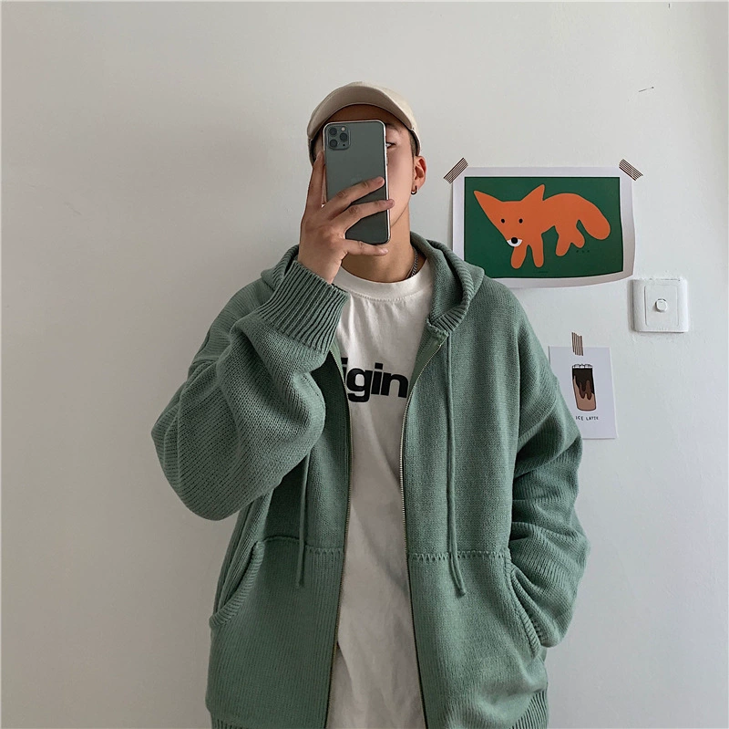 Áo len dệt kim nam mùa xuân của JTDSDS - Cardigan