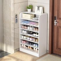 Shoe cabinet home door Small size outdoor corridor White multifunctional door outer space wooden outdoor large capacity