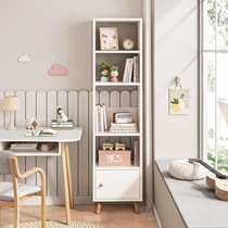 Simple floor bookshelf shelf home childrens living room storage rack small bookcase simple student bedroom locker