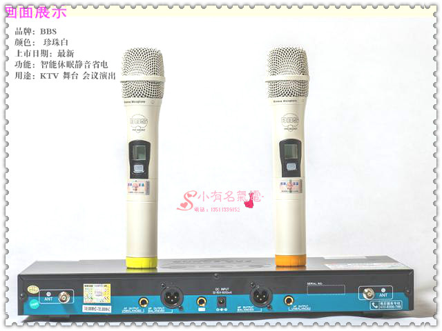 BBS K-100 K100GS Wireless mic set microphone One drag 2 Bar to perform new 2016