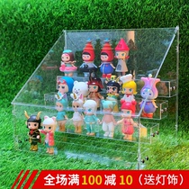 Molly Molly Bubble matt sonny angel doll Acrylic storage rack blind box dustproof display box cabinet