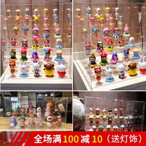 Molly Molly Bubble Matt Christmas display box Doll constellation sports chess ladder Acrylic dustproof box