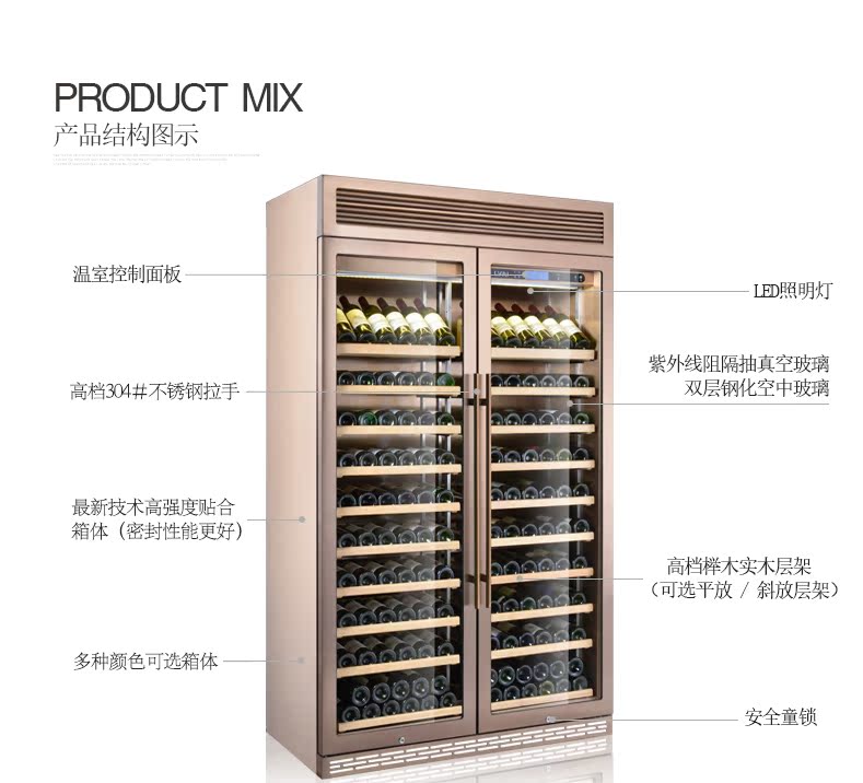 tủ rượu màu trắng Xanh không khuyến mãi nóng bán 320 thương mại rượu mát điện tử nhiệt độ không đổi nhiệt độ mát trà hiển thị tủ lạnh băng tủ đựng rượu đẹp