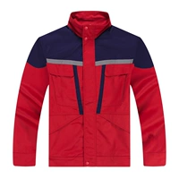 Красный укрытие с длинными рукавами