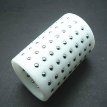 Standard plastic steel ball sleeve ball sleeve retention cover protection sleeve steel ball bushing cage diameter 12mm-25