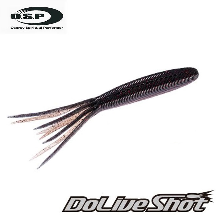 Japan original OSP Lua soft bait Dolive Shot high specific gravity lead-free pendulum tail insect large squid 4.5 inches
