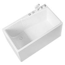 Langwhale bathroom bathtub household small apartment easy-to-clean acrylic all-in-one independent tank multi-functional massage tank 0450