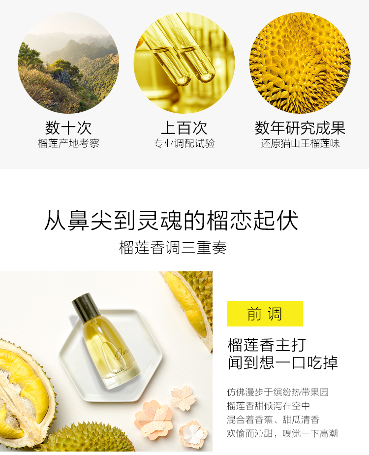 Nước hoa có hương sầu riêng hương trái cây phong phú hương thơm hộp quà tặng sinh viên nam sáng tạo Tháng tư ngày Cá tháng tư món quà hài hước đích thực - Nước hoa nước hoa yves rocher