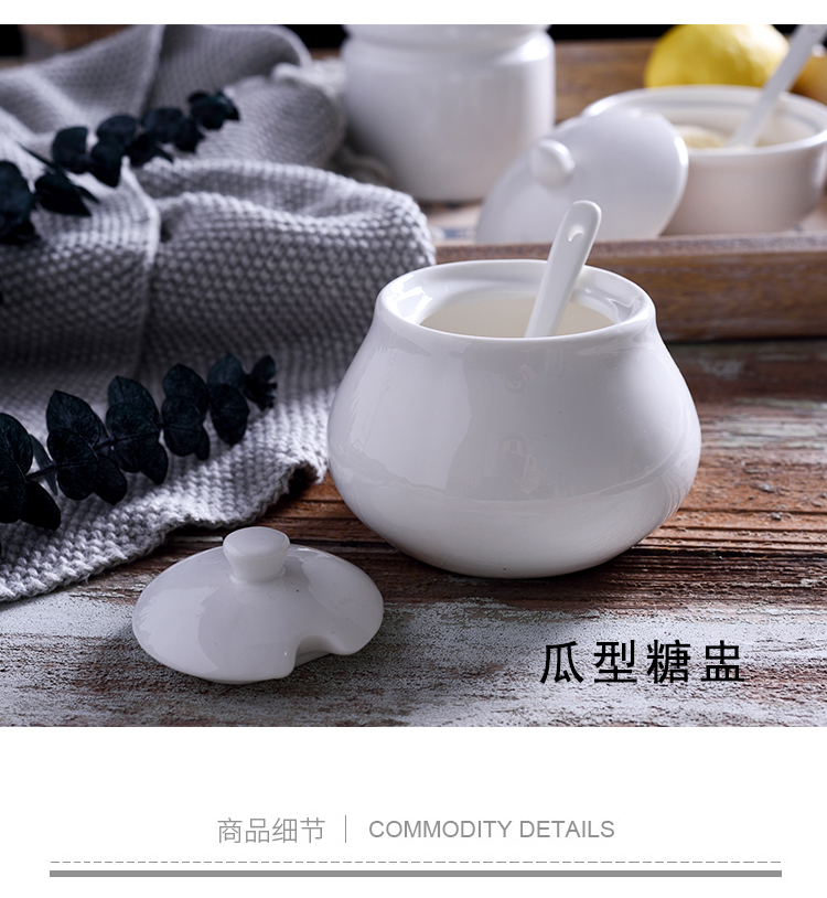 Cà phê trắng tinh khiết cà phê đồng hành đường khối gia vị đường jar đường dendritic hạt tiêu 盅 hộp muối đường - Cà phê bình pha cà phê thông minh
