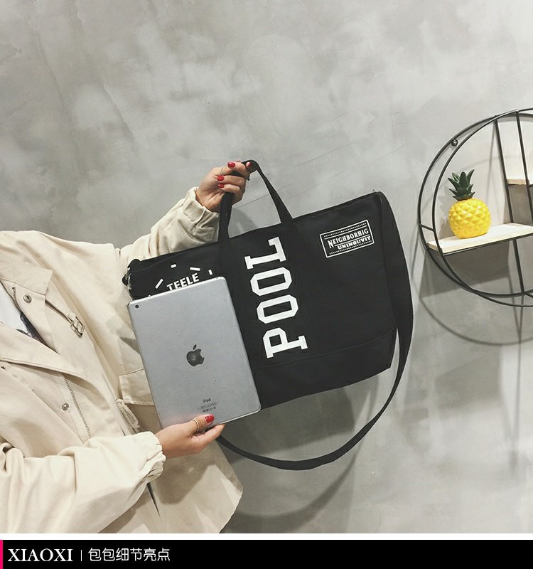 Túi lớn cổ tích 2019 thu đông mới của sinh viên Hàn Quốc vải tote túi tote dung lượng lớn vai Messenger - Túi xách nữ các loại túi xách nữ