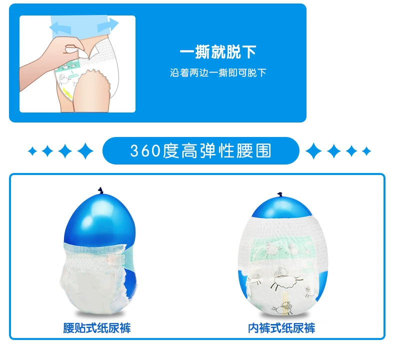 [Bộ sưu tập 10] Yêu quần pull-up mỏng 3 gói M L XL XXL quần bé nam và bé