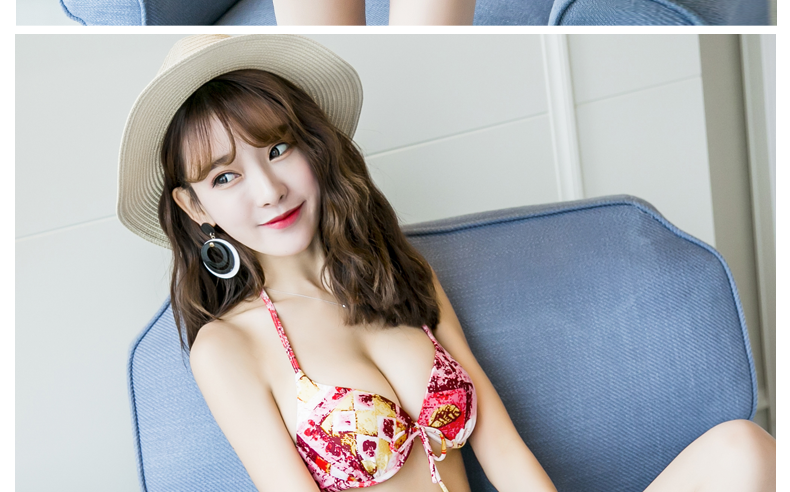 Bộ đồ bơi miễn phí dành cho nữ mới của Hàn Quốc ngực nhỏ thu thập bộ bikini ba mảnh nóng bỏng gợi cảm - Bộ đồ bơi hai mảnh bộ đồ bơi 2 mảnh