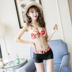 Bộ đồ bơi miễn phí dành cho nữ mới của Hàn Quốc ngực nhỏ thu thập bộ bikini ba mảnh nóng bỏng gợi cảm - Bộ đồ bơi hai mảnh bộ đồ bơi 2 mảnh Bộ đồ bơi hai mảnh