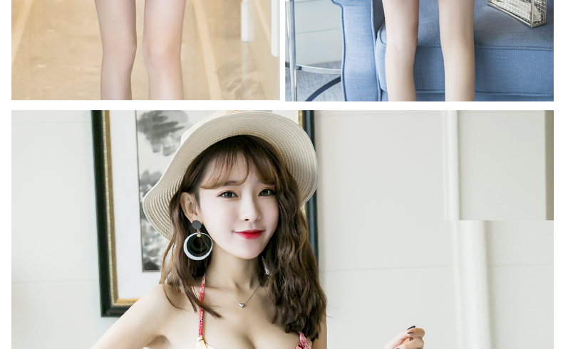Bộ đồ bơi miễn phí dành cho nữ mới của Hàn Quốc ngực nhỏ thu thập bộ bikini ba mảnh nóng bỏng gợi cảm - Bộ đồ bơi hai mảnh bộ đồ bơi 2 mảnh