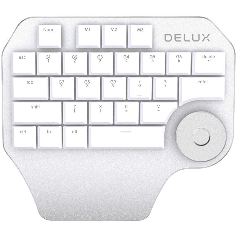 Designer keyboard PS CAD drawing Multi-function knob to control voice Mini shortcut keyboard image processing