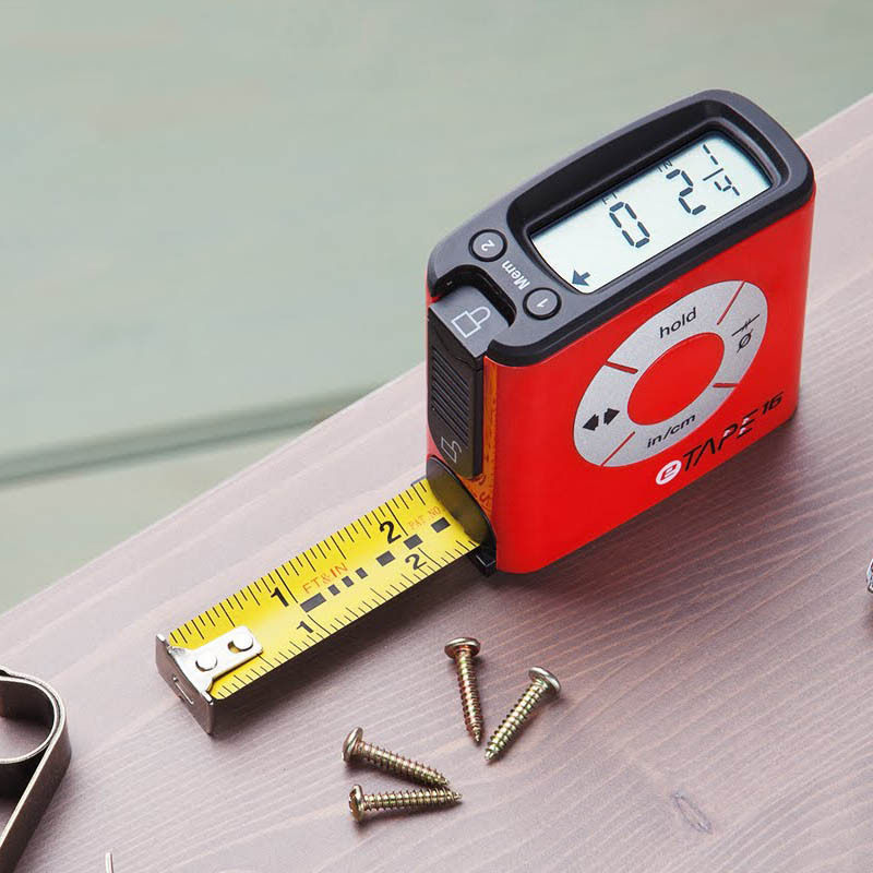 eTape16 U.S. original LCD digital display smart steel tape measure multi-functional high-precision centimeter feet can be cut each other