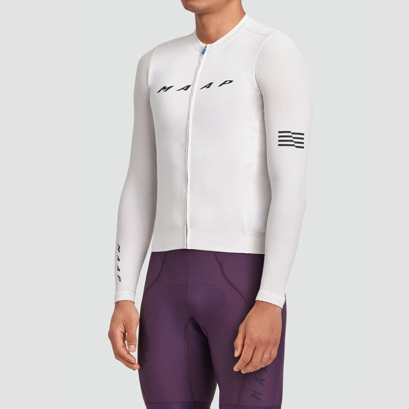 New Maap Evade Pro Base Jersey 2.0 Men's and Women's Competition Version Long-Sleeved Cycling Jersey Is Breathable