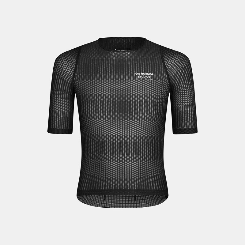 P Brand Men's Mechanism Pro Zipperless Short-Sleeve Cycling Jersey Pullover Breathable Mesh Imported Fabric 3 Pockets