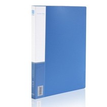 Del 5301 A4 single strong clip folder slip pocket folder Office folder single clip