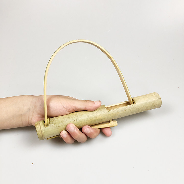童年回忆杀!竹子做的弹射竹玩具竹筒枪发射器8090怀旧竹枪手工竹制儿童竹弹弓-飞盘-淘宝好物网