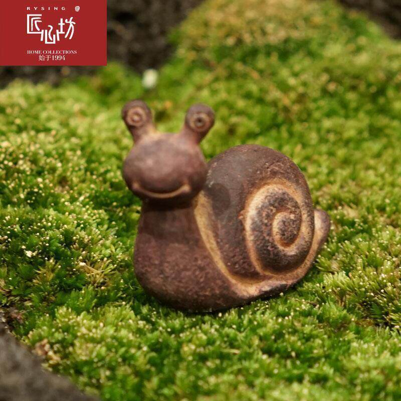 Ingenuity workshop landscaping small animal snail leisure waterscape decoration accessories craft table decoration matching