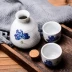 Bình đựng rượu sake theo phong cách Nhật Bản, rượu vang trắng, bộ rượu vang, lẩu gốm gia dụng retro, bình đựng nước - Rượu vang