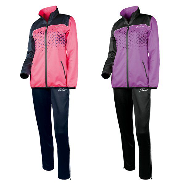 Japan's tall and straight TIBHAR table tennis suit jacket trousers suit training warm-up suit women's 702