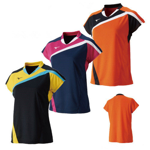 Japan's Mezinung Mizuno badminton suit short-sleeved T-shirt for women's training match MA8205
