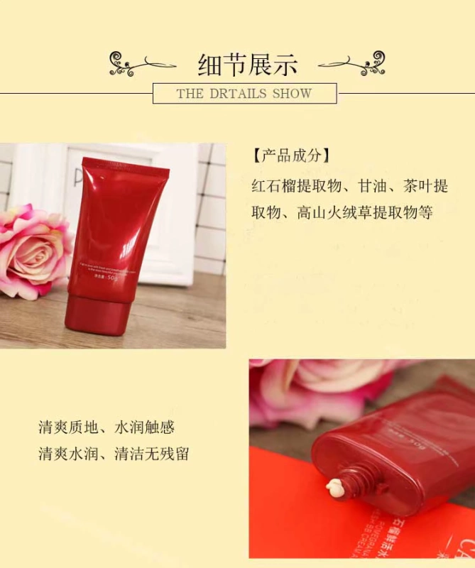 Lấy nước lựu đỏ tươi kem bb collagen hàn quốc