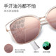 Flower umbrella square frame round face sunglasses for women polarized myopia sunglasses trendy driving mirror retro AP.1173011756