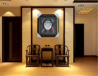 Guizhou Miao silver jewelry handmade 99 sterling silver painting decoration ethnic style craft gift decoration