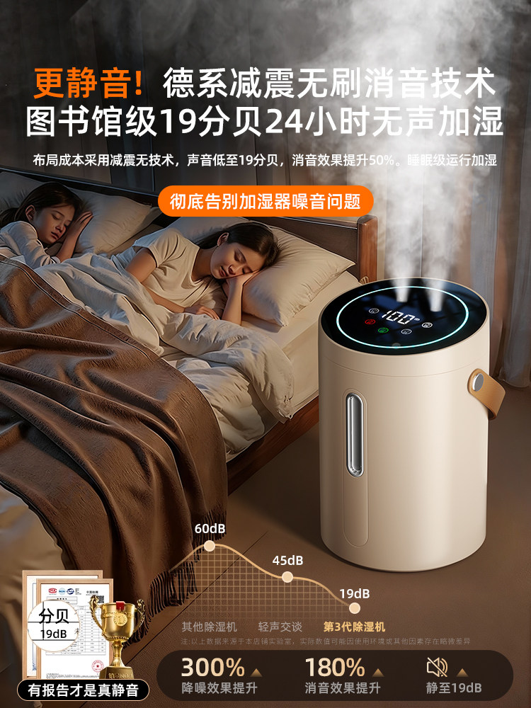 Ai Constant Humidity]Humidifier for Home Use 2025 New Model with Digital Display, Large Mist Output, Small Size, Specially Designed for Pregnant Women and Infants, Air Purification