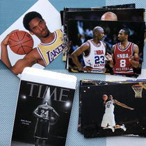 NBA superstar Kobe Memorial Postcard Lakers American team professional classic photo of the United States No. 24 No. 8 10