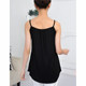 Mid-length large size loose camisole modal summer women's bottoming shirt does not show belly for fat mm