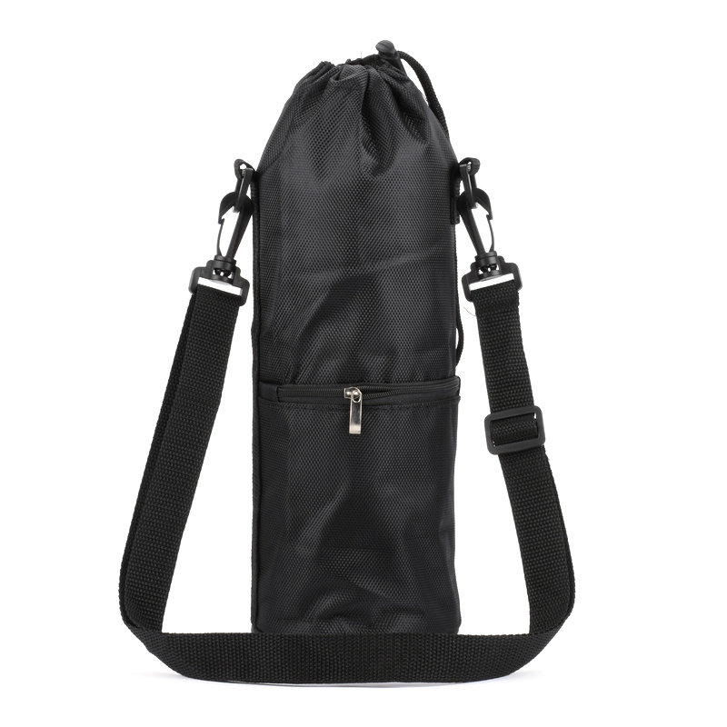 Oxford cloth universal large capacity travel water bottle sleeve large size portable one-shoulder diagonal cross-thermos cup bag