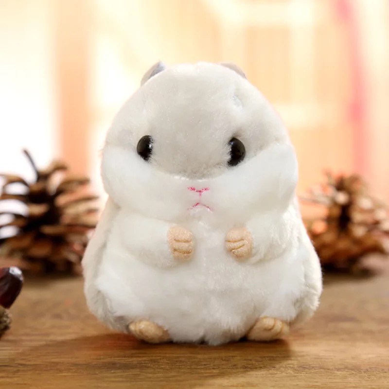 Cute Soft Little Hamster Keychain Handbag Pendant Little Mouse Doll Plush Toys display picture 5