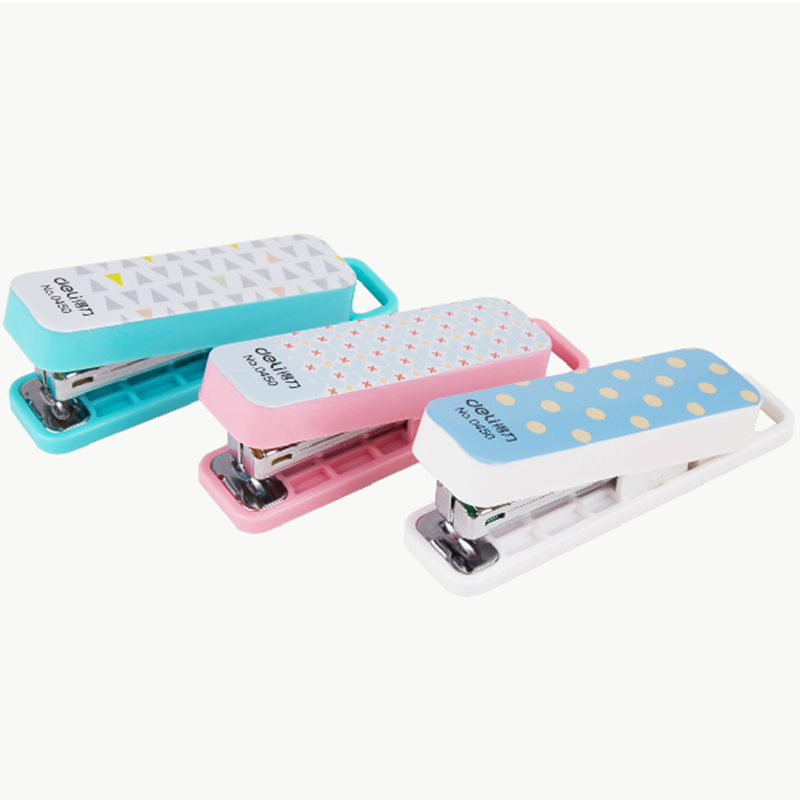 Deli 0450 Mini stapler No 10 stapler Creative color fashion stapler Student stapler