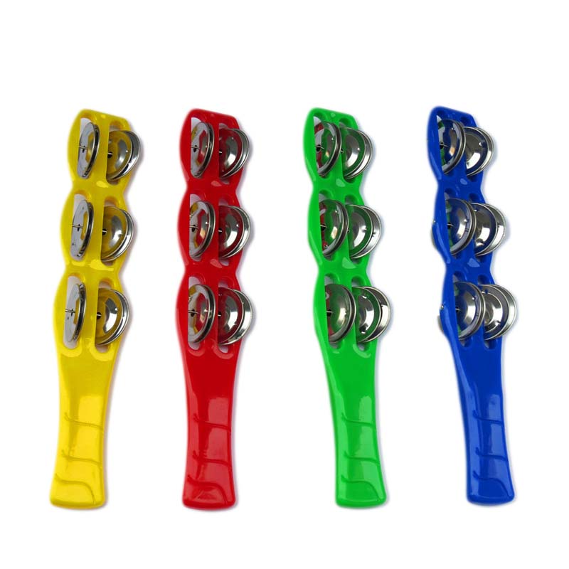 Các nhà sản xuất khuyến mãi Orff bộ gõ giáo dục sớm giáo dục âm nhạc hỗ trợ đồ chơi Nhựa 6 sáu chuông - Đồ chơi nhạc cụ cho trẻ em nhạc cụ cho bé