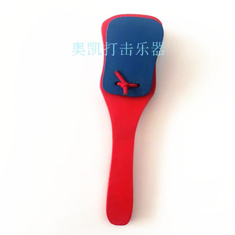 Các nhà sản xuất khuyến mãi Orff trẻ em đồ chơi bộ gõ giáo dục sớm giáo dục hỗ trợ ba màu đúc bằng gỗ màu đàn ukulele cho bé