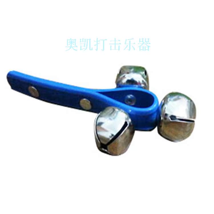 Nhà sản xuất khuyến mãi Orff bộ gõ giáo dục sớm giáo dục âm nhạc hỗ trợ đồ chơi dây đeo tay ba chuông - Đồ chơi nhạc cụ cho trẻ em đàn gỗ cho bé